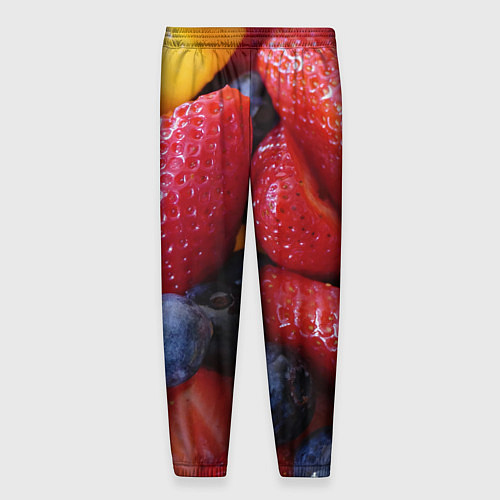 Мужские брюки Фругтово-ягодное изобилие / 3D-принт – фото 2
