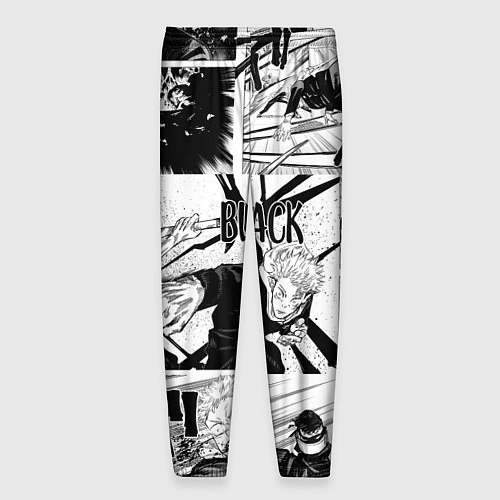 Мужские брюки Магическая битва манга / 3D-принт – фото 2