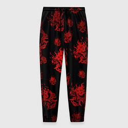 Мужские брюки RED SAMURAI PATTERN