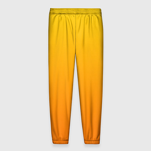 Мужские брюки Оранжевый градиент / 3D-принт – фото 2