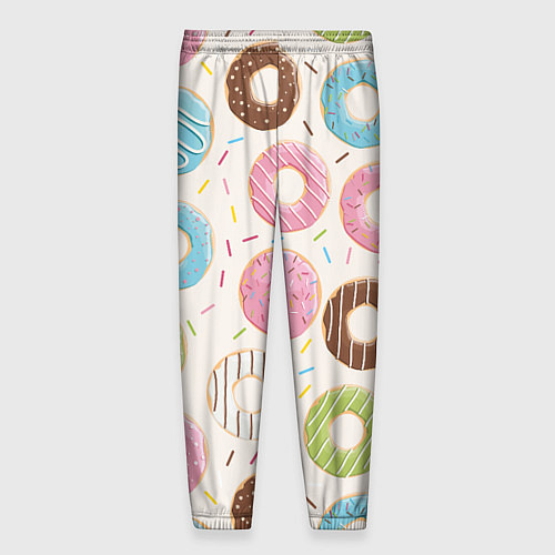 Мужские брюки Пончики Donuts / 3D-принт – фото 2