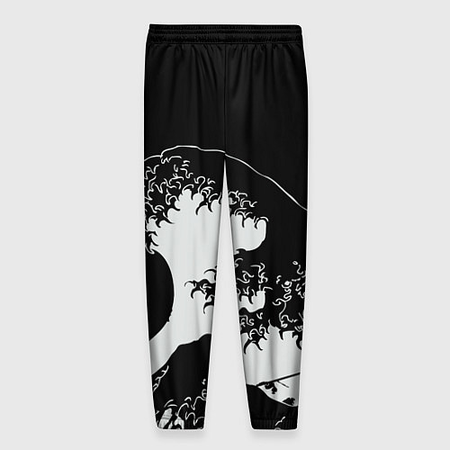 Мужские брюки Волна Канагава / 3D-принт – фото 2