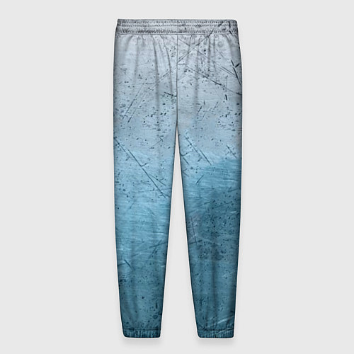 Мужские брюки Blue Glass / 3D-принт – фото 2