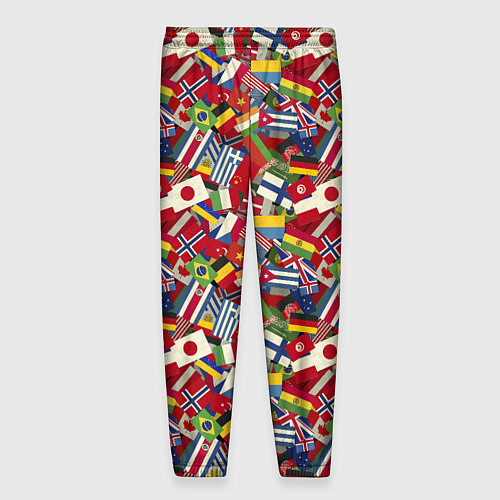 Мужские брюки Страны Мира / 3D-принт – фото 2