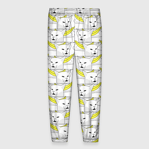 Мужские брюки Кот с бананом / 3D-принт – фото 2