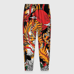 Мужские брюки Самурайский тигр