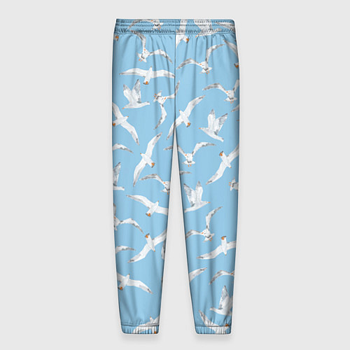 Мужские брюки Чайки в небе паттерн / 3D-принт – фото 2