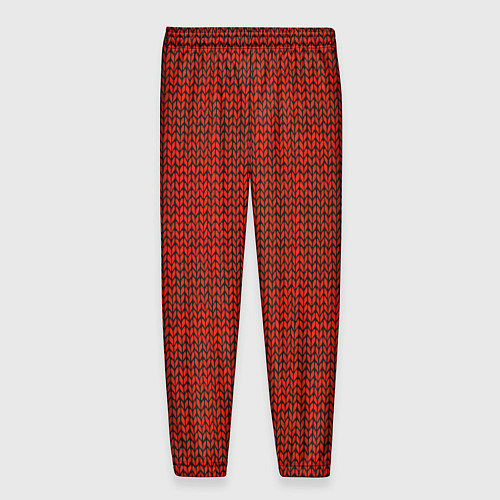 Мужские брюки Красная вязь / 3D-принт – фото 2