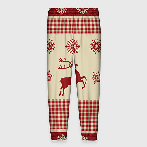 Мужские брюки Олени / 3D-принт – фото 2