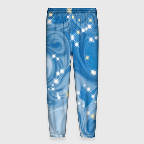 Мужские брюки Голубая метелица / 3D-принт – фото 2