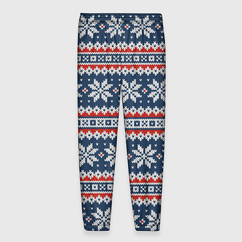 Мужские брюки Knitted Christmas Pattern / 3D-принт – фото 2
