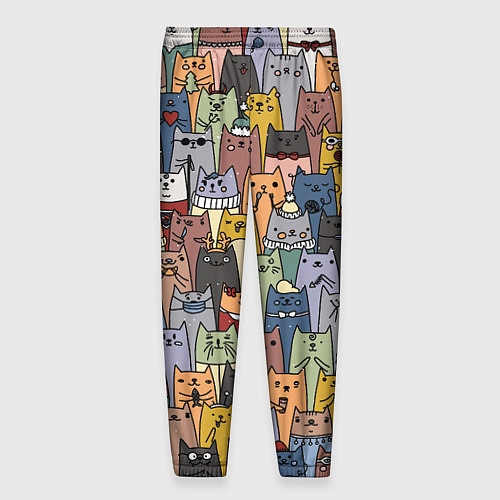 Мужские брюки The Коты / 3D-принт – фото 2