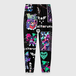 Брюки на резинке мужские DELTARUNE PATTERN ART ГЕРОИ ДЕЛЬТАРУН, цвет: 3D-принт