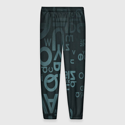 Мужские брюки Хаотичные мысли гения / 3D-принт – фото 2