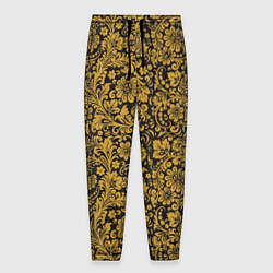 Мужские брюки Золотые Цветы хохлома