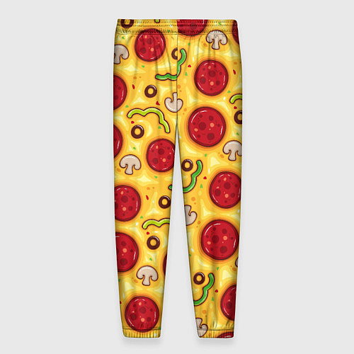 Мужские брюки Pizza salami / 3D-принт – фото 2