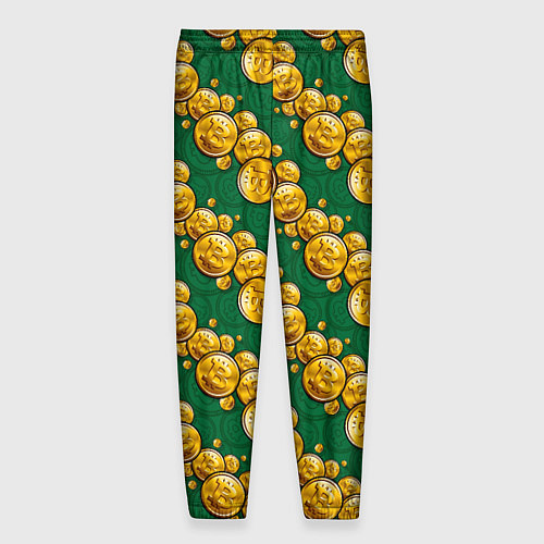 Мужские брюки Биткоины Криптовалюта / 3D-принт – фото 2