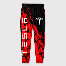 Мужские брюки Tesla red pattern