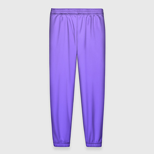 Мужские брюки Красивый фиолетовый светлый градиент / 3D-принт – фото 2