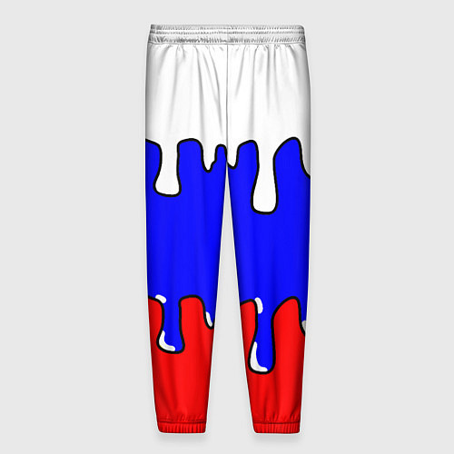 Мужские брюки Триколор Необычный / 3D-принт – фото 2
