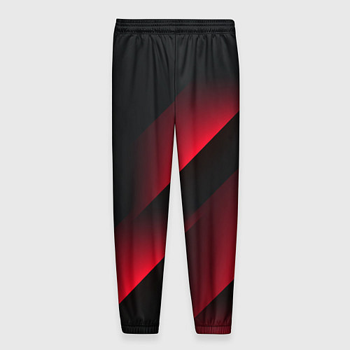 Мужские брюки Red Fade 3D Красный градиент / 3D-принт – фото 2