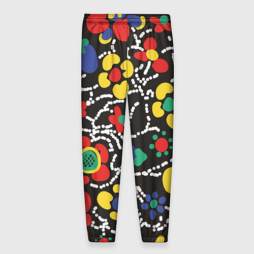 Мужские брюки Узор Цветочный сон / 3D-принт – фото 2