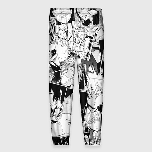 Мужские брюки Bungo Stray Dogs pattern / 3D-принт – фото 2