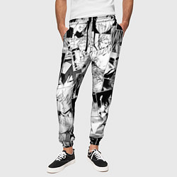 Брюки на резинке мужские Bungo Stray Dogs pattern, цвет: 3D-принт — фото 2