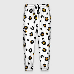 Брюки на резинке мужские Пятна леопарда leopard spots, цвет: 3D-принт