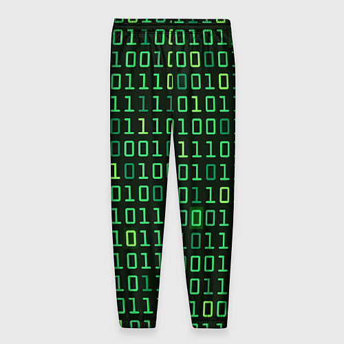 Мужские брюки Двоичный Код Binary Code / 3D-принт – фото 2