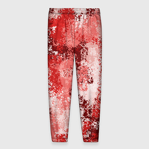 Мужские брюки Спортивный камуфляж Пикси - Гранат / 3D-принт – фото 2