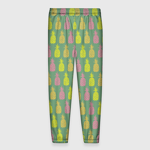 Мужские брюки Шествие ананасов / 3D-принт – фото 2