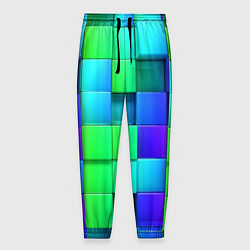 Брюки на резинке мужские Color geometrics pattern Vanguard, цвет: 3D-принт