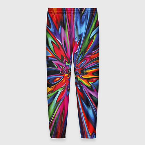 Мужские брюки Color pattern Impressionism / 3D-принт – фото 2