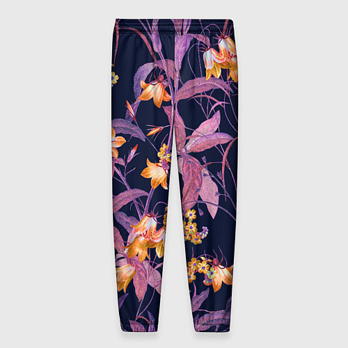 Мужские брюки Цветы Колокольчики / 3D-принт – фото 2