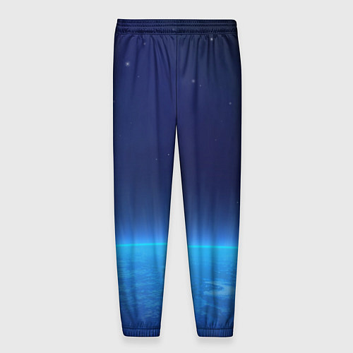 Мужские брюки Планета вид из космоса / 3D-принт – фото 2