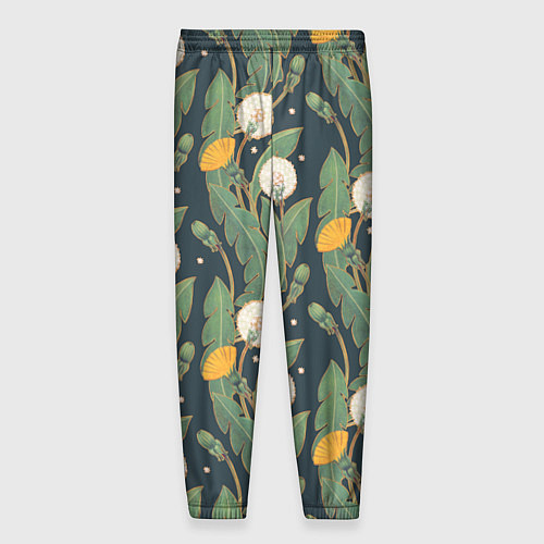 Мужские брюки Цветение одуванчиков / 3D-принт – фото 2