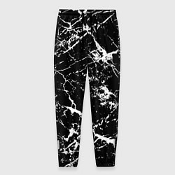 Мужские брюки Текстура чёрного мрамора Texture of black marble