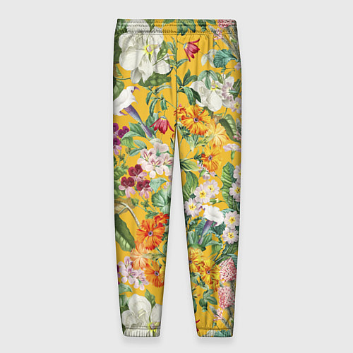 Мужские брюки Цветы Солнечное Лето / 3D-принт – фото 2