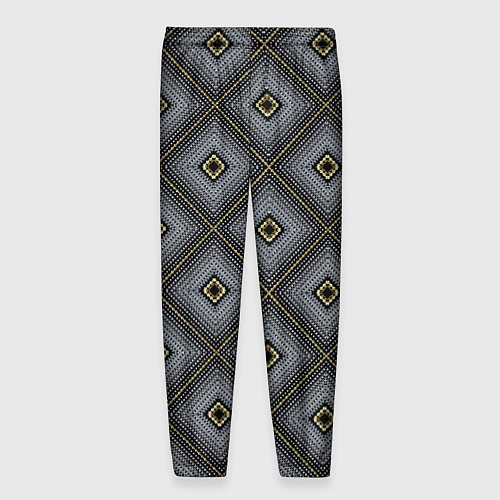 Мужские брюки Abstract Квадраты геометрия / 3D-принт – фото 2