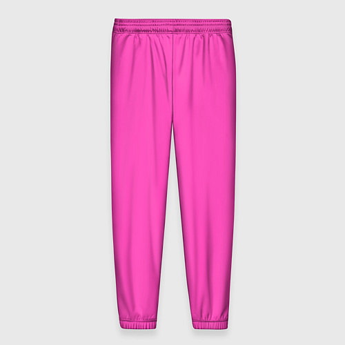 Мужские брюки Яркий розовый из фильма Барби / 3D-принт – фото 2