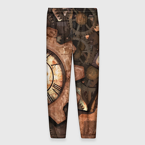 Мужские брюки Композиция из шестерёнок Steampunk / 3D-принт – фото 2