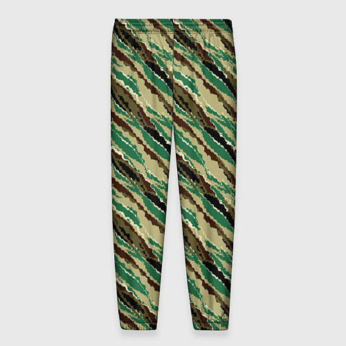 Мужские брюки Абстрактный узор камуфляжной расцветки / 3D-принт – фото 2