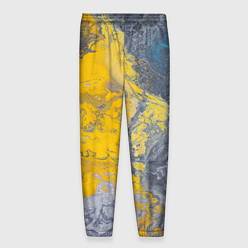 Мужские брюки Извержение Красок / 3D-принт – фото 2