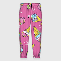 Мужские брюки Разноцветное Мороженое Со Звёздочками