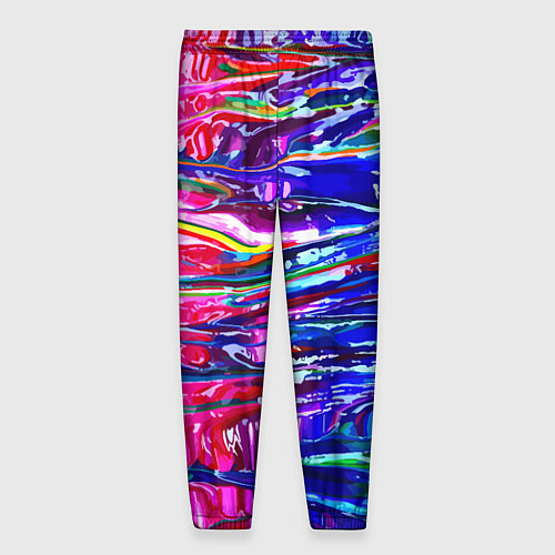 Мужские брюки Красочный авангардный паттерн Fashion trend / 3D-принт – фото 2