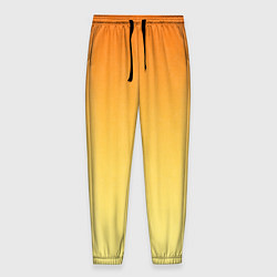Мужские брюки Оранжевый, желтый градиент