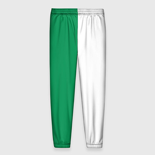 Мужские брюки ФК Ахмат бело-зеленая форма / 3D-принт – фото 2