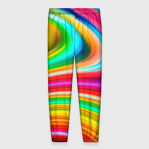 Мужские брюки Rainbow colors / 3D-принт – фото 2