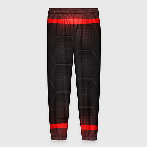 Мужские брюки Объемная красная сетка из сот / 3D-принт – фото 2